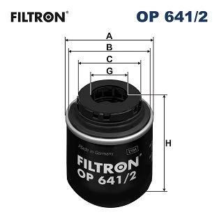 Alyvos filtras FILTRON OP641/2