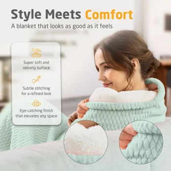 Medisana HB 417 Heated blanket sage žalias