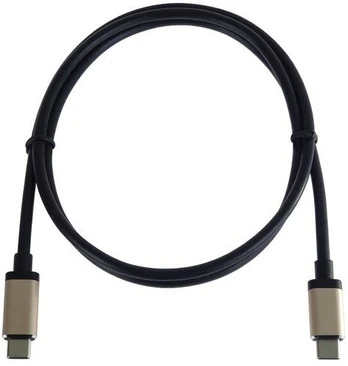 Cable USB 3.2 connector C/male - USB 3.2 C/male, Aluminium housing, 1m