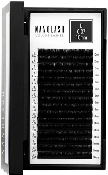 Nanolash VOLUME LASHES false eyelashes 0.07 D #10 mm 1 u
