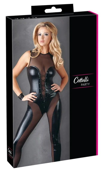 Cottelli party Jumpsuit Wetlook L Teminis kostiumas
