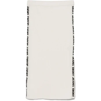 Midi sijonas moterims, Marga, Side logo rib midi s