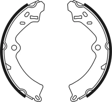 ABE C08006ABE Brake shoe set
