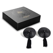Bijoux Indiscrets - Burlesque Pasties Black spenelių lipdukai kaina