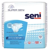 Sauskelnės Seni Super, Extra large, 10 vnt. kaina