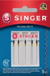 Adata Singer Microtex 80/12, 5 vnt. kaina