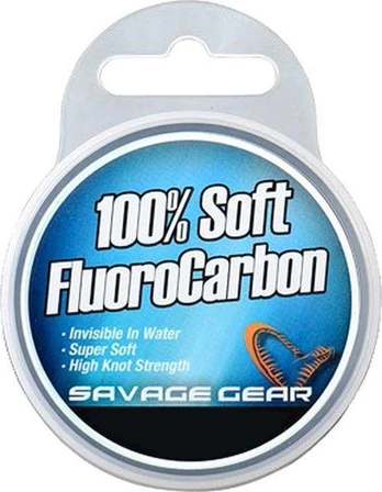 Valas Savage Gear Soft FluoroCarbon, 0.049 cm, 35 m, skaidri