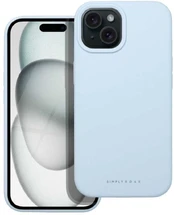 Dėklas Roar Cloud-Skin Case - for iPhone 15 Light Mėlyna kaina