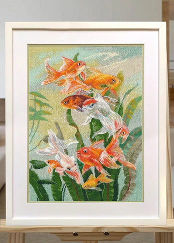 Cross stitch kit "Golden Dance" S1630