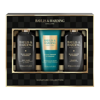 Baylis & Harding Black Pepper & Ginseng Body Care Gift Set 3 pcs