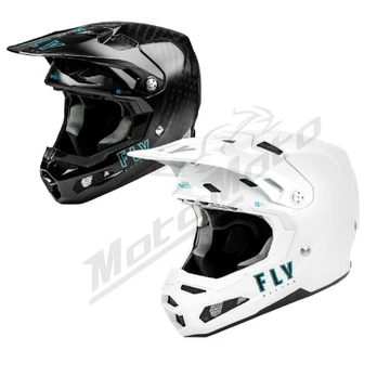 FLY RACING Formula S Carbon Solid krosinis šalmas