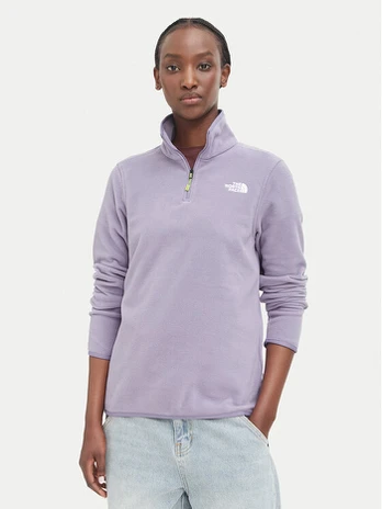 The North Face Fliso džemperis Glacier NF0A8D2J Violetinė Regular Fit