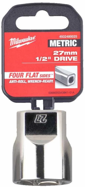 MILWAUKEE NASADKA 1/2" KRÓTKA 27mm