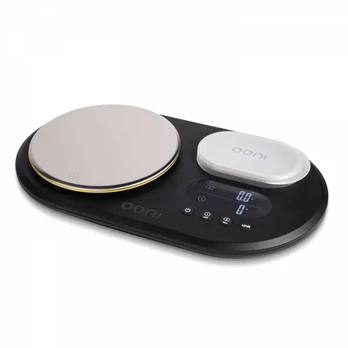 Elektroninės virtuvinės svarstyklės Ooni Dual Platform, juodos