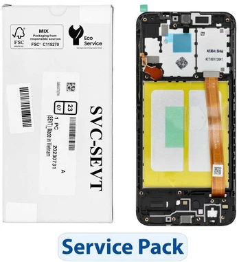 „ServicePack“ LCD ekranas SAMSUNG A20e A202F GH82-20186A