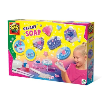 Mokslinis žaidimas SES Creative Galaxy Soap Muilo gaminimo rinkinys