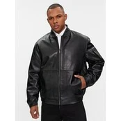 Calvin Klein Odinė striukė Hero K10K112372 Juoda Regular Fit