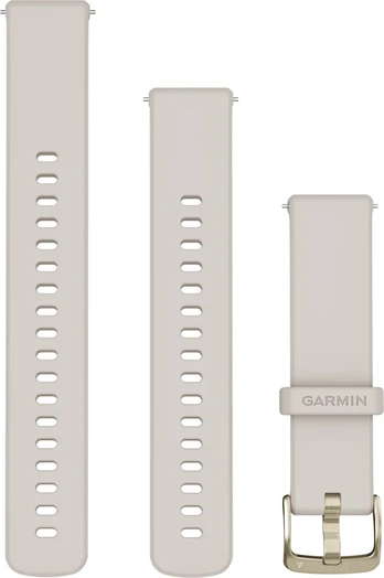 Garmin watch strap Venu 3S 18mm, ivory/gold