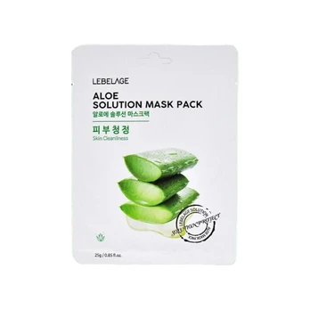 LEBELAGE - Aloe Solution Mask Pack, 25g, 1pc