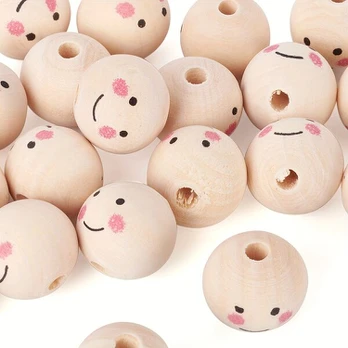 Mediniai karoliukai, 20 Pcs-19mm