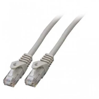 Mercodan Patchkabel KAT6 UTP, Gr?, 7,5m, Halogenfri, 2x4xAWG24