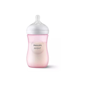 Buteliukas Philips Avent Natural Response, rožinis, 1 mėn+, 260 ml
