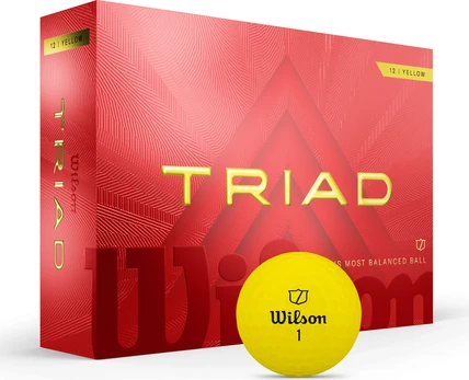 Wilson - Triad Golf Ball Yellow 12-balls