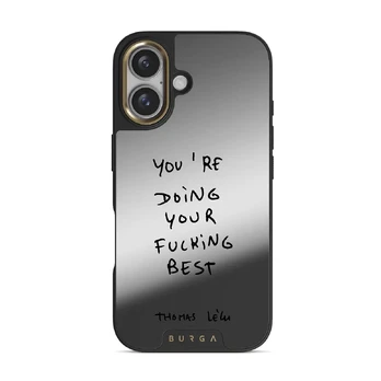 Your Best - iPhone 16 Case, Elite Mirror Dark (MagSafe) / Gold