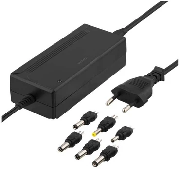 Deltaco Power supply 100-240 V, 5-15 V DC, 3 A max, 36 W, 6 tips