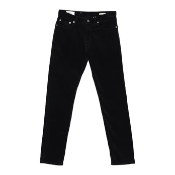 Regular džinsai vyrams, Juoda, reg cord jeans