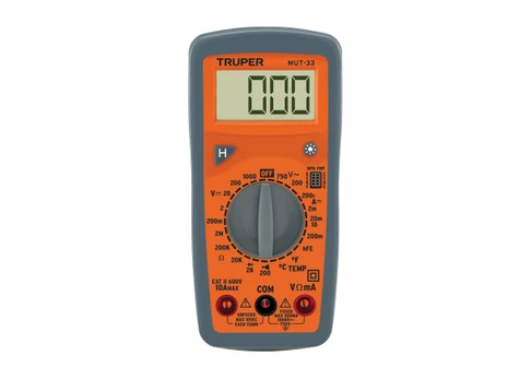 Multimetras skaitmeninis MUT-33 junior, 1000 V, Truper®