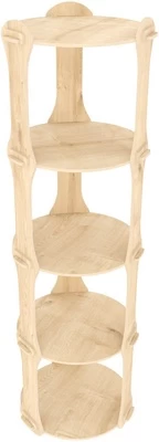 Lentyna Kalune Design Yuvar, ąžuolo, 39 cm x 39 cm x 138 cm