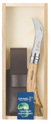 Opinel Nr. 08 grybavimo peilis su įdėklu, dėžutėje