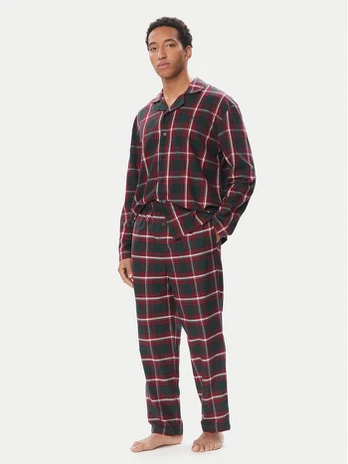 BOSS Pižama Holiday 50550756 Raudona Regular Fit