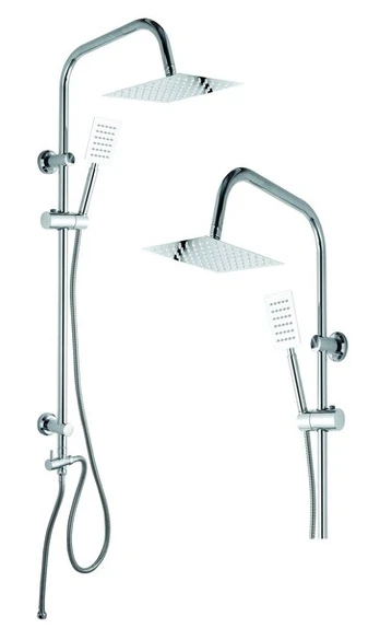 Dušo komplektas Granitan, sidabrinis, 960 mm