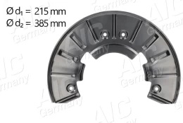 Apsauginis skydas, stabdžių diskas AIC 57207 kaina