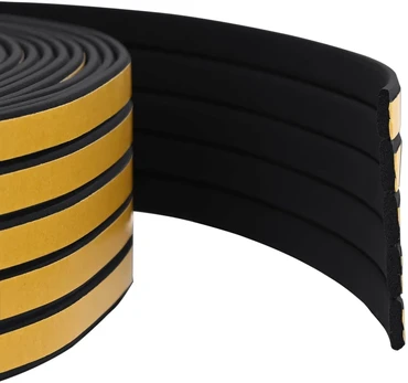 Savipolimerinis langų sandariklis Juoda 9 x 3 mm 100 m