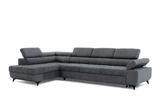 Kampinė sofa Dragonis Maxi, 203x269x97 cm, pilka