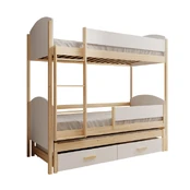 Three-person children's bed Leia 180x80 kaina