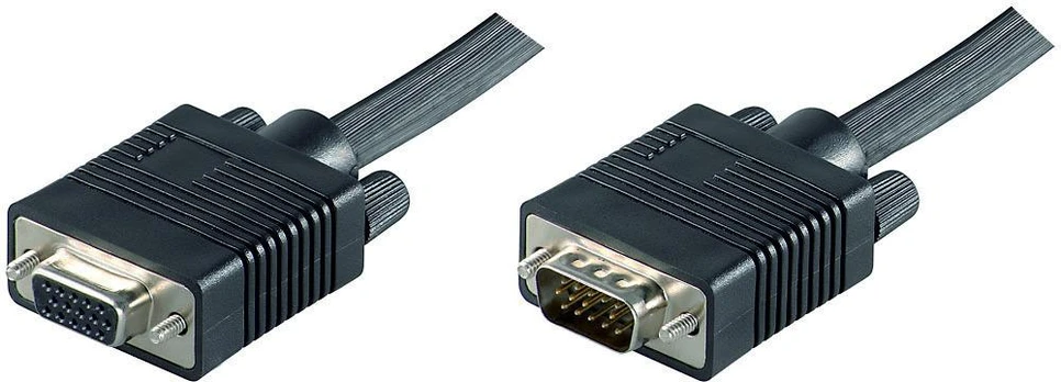 Kabelis MicroConnect D-Sub (VGA) - D-Sub (VGA) 2m juoda (MONGH2B)