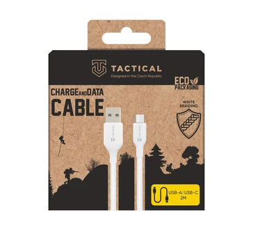 Tactical Stitch Thread Cable USB-A USB-C 2m Baltas