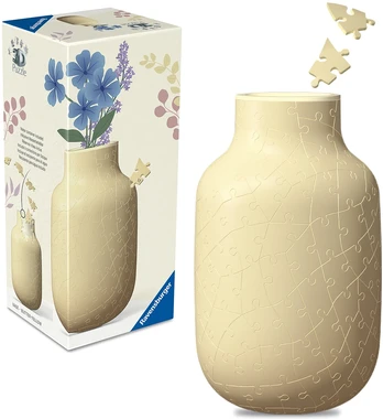 Dėlionė Ravensburger 3D Puzzle Vase: Butter-Geltona