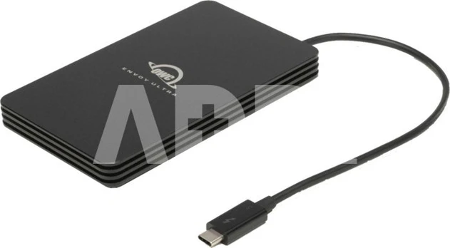 OWC Envoy Ultra Thunderbolt 5 with data rates over 6000MB/s on TB5, 4.0TB