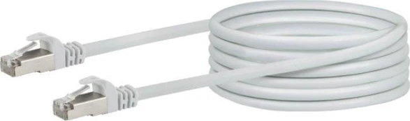 Schwaiger Schwaiger CAT6 Netzwerkkabel , S/FTP, 10m, baltas