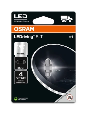 Lemputė, valstybinio numerio apšvietimas ams-OSRAM 6430DWP-1BL