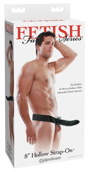Fetish Fantasy 8 Hollow Strap-on Black