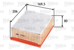 Oro filtras VALEO 585007 kaina