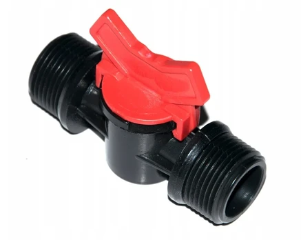 Rutulinis ventilis 3/4" x 3/4" išorinis sriegis Palaplast