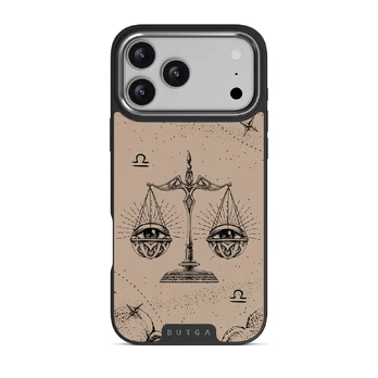 Libra - iPhone 17 Pro Max Case, Elite Dark (MagSafe) / Silver / Beige