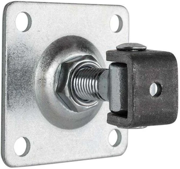 PSG 61.018 vyris su plokštele 80x80x3mm - M16 sriegis (reguliuojamas)